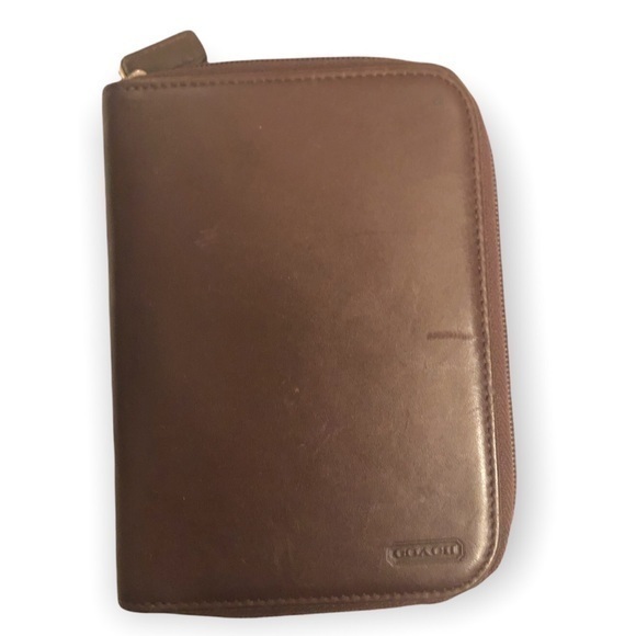 Coach Vintage Brown Small Organizer Folio